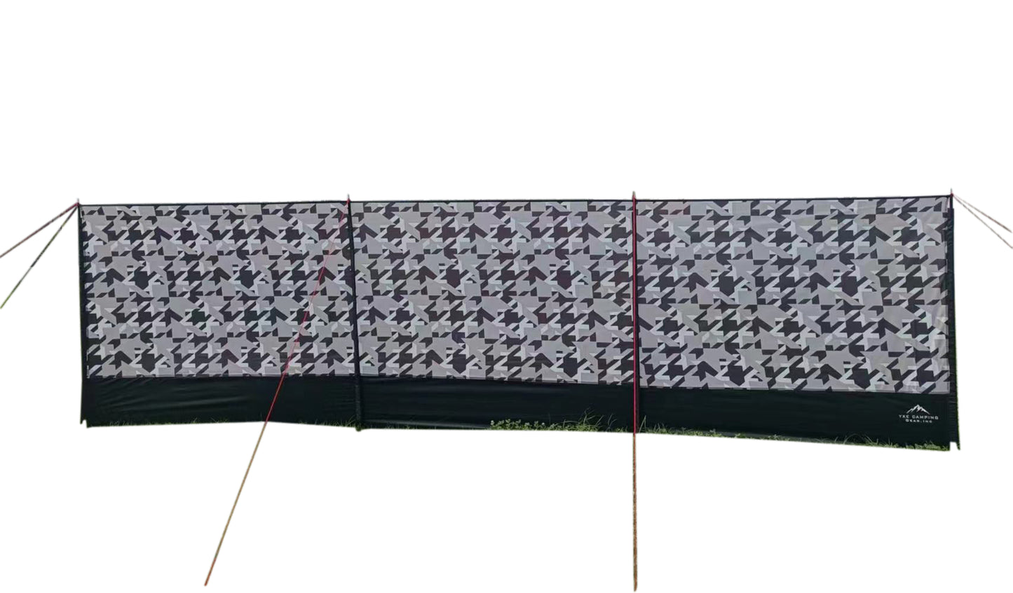YXE Windbreak Privacy Screen -Geometric design